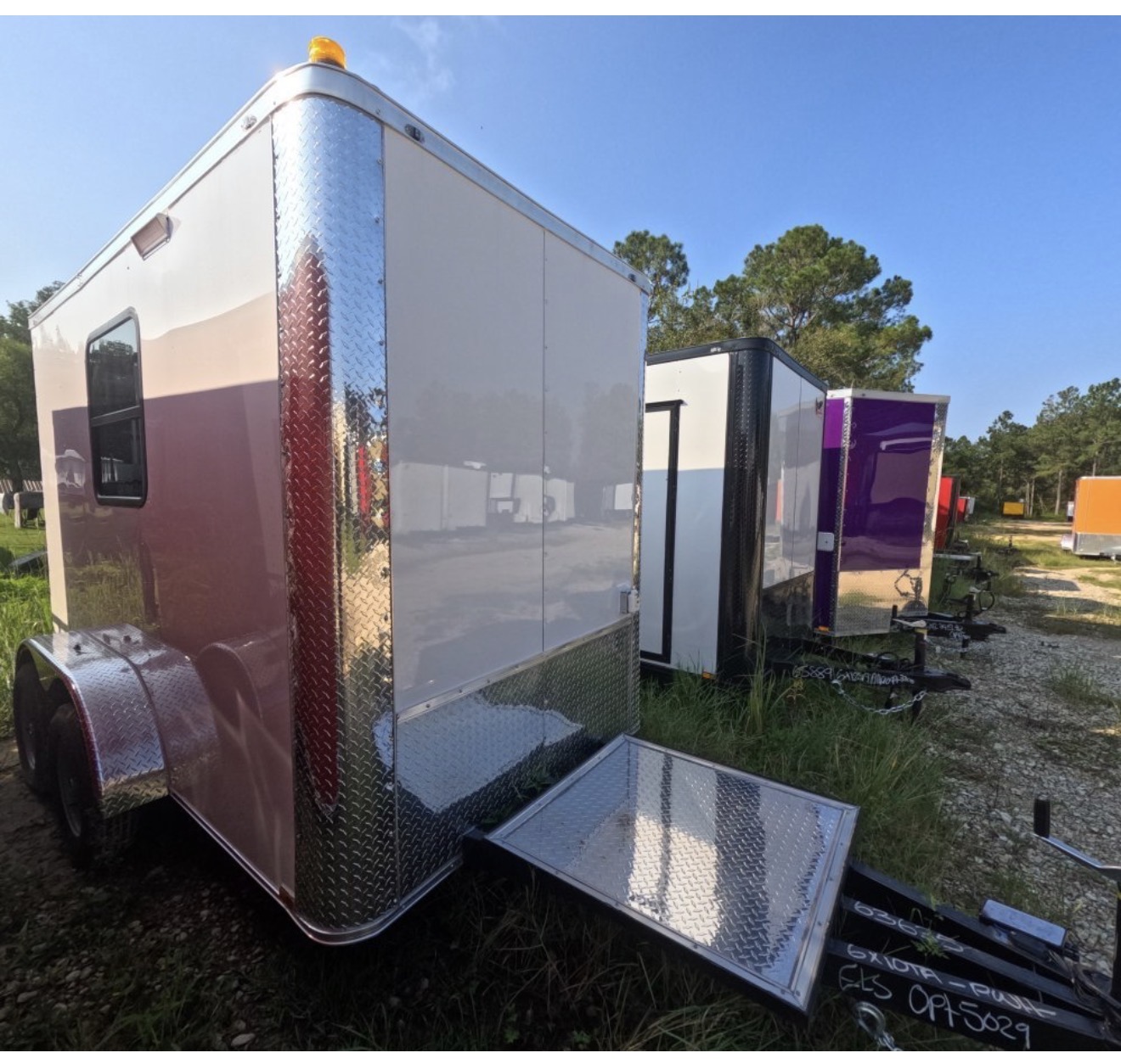 6×10 Tandem Axle Fiber Splicing Trailer