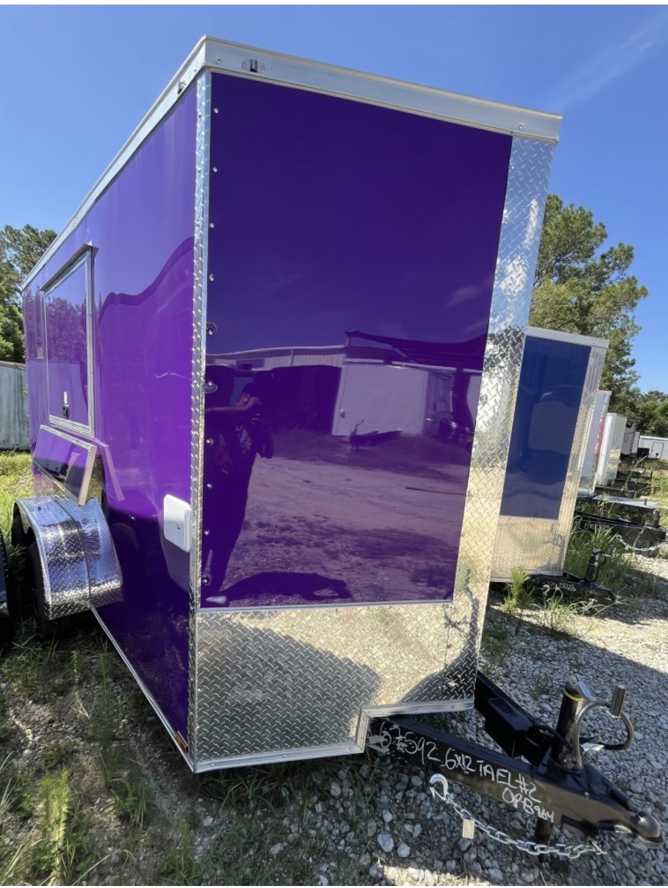6×12 Tandem Axle Concession Trailer
