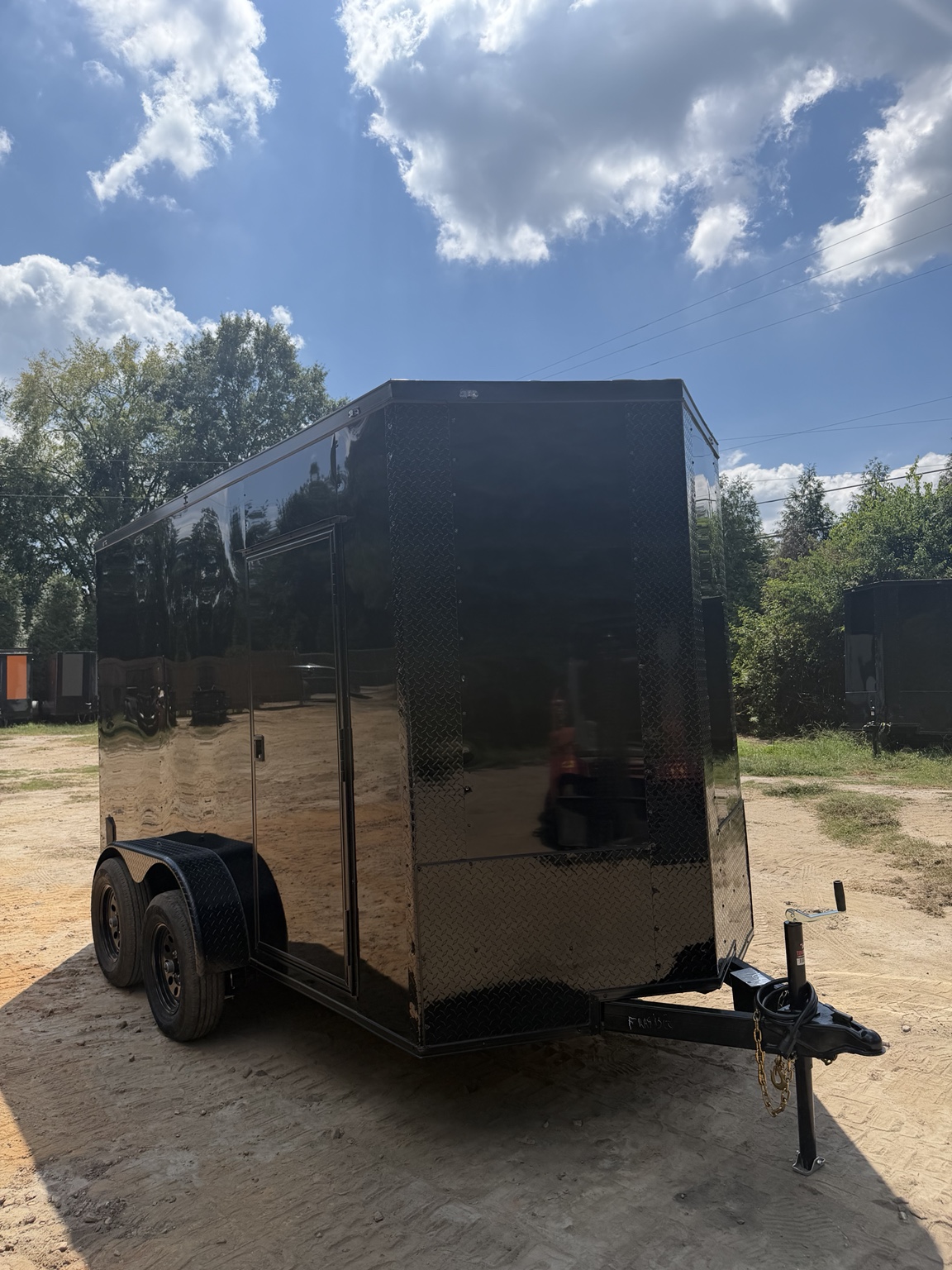 6×12 Tandem Axle Enclosed Trailer