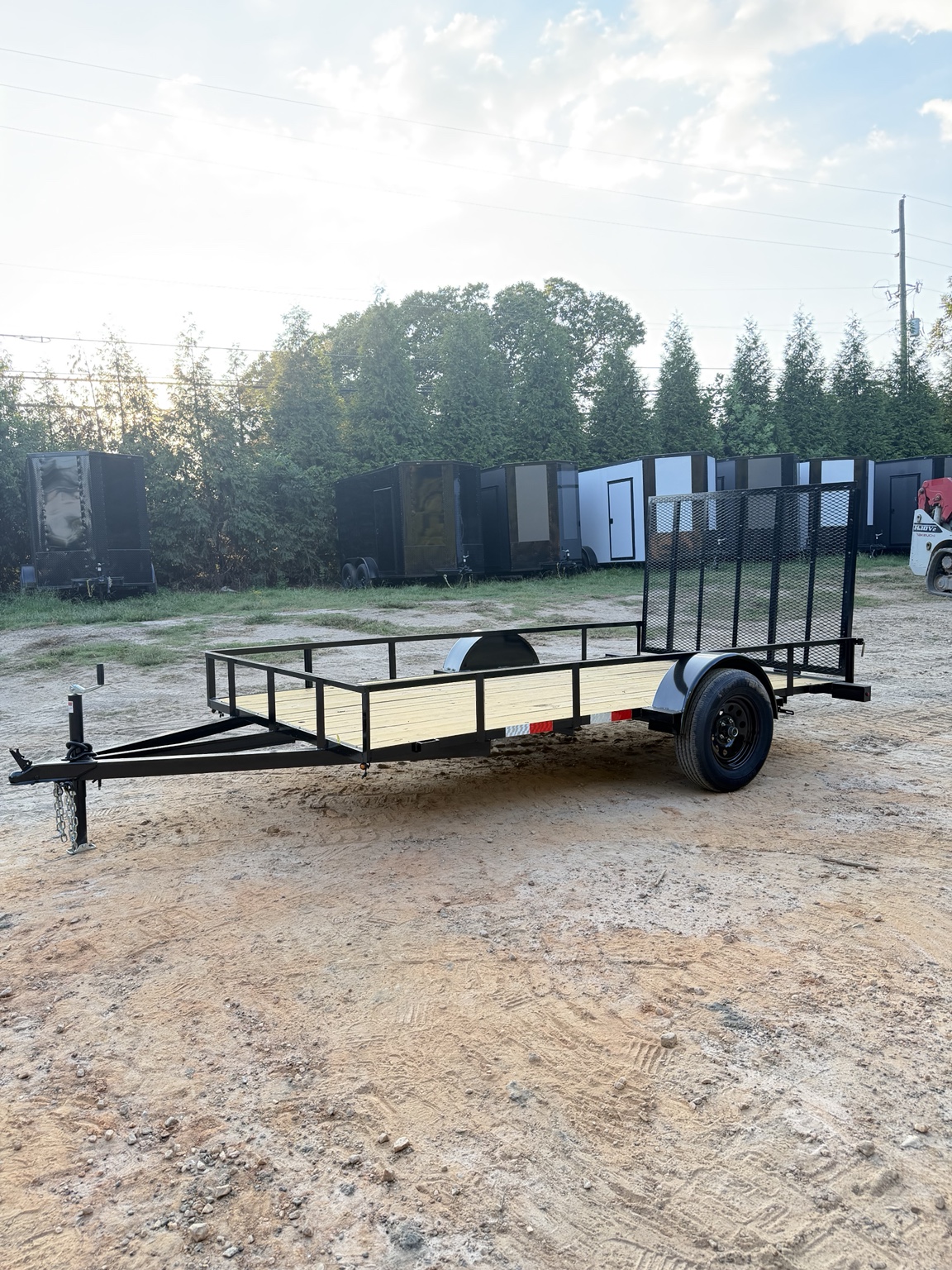 6×12 Single Axle Utility Trailer