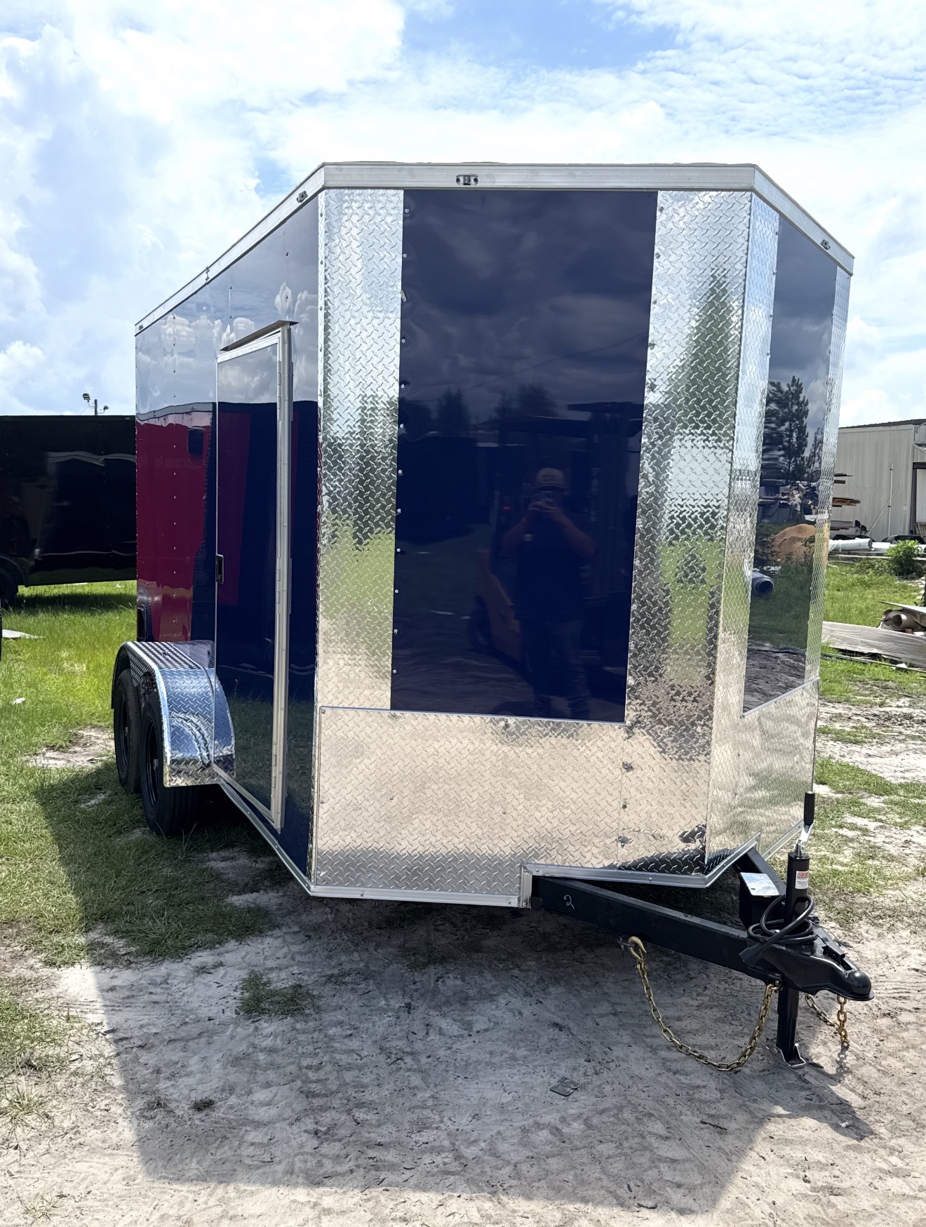 7×12 Tandem Axle Enclosed Trailer