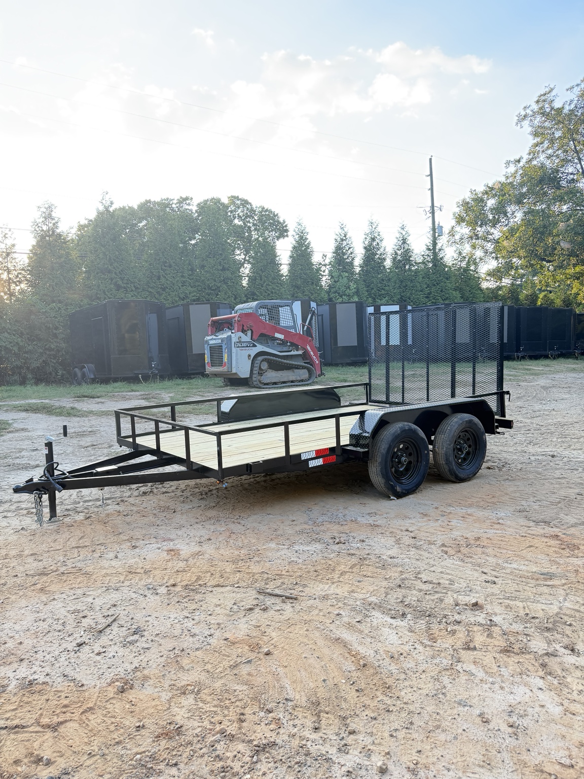 7×12 Tandem Axle Utility Trailer