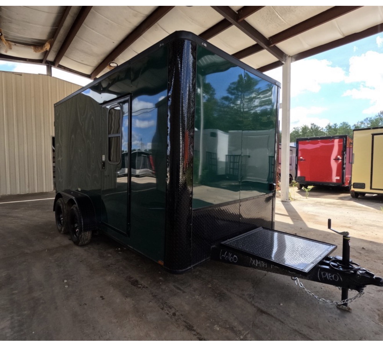 7×14 Tandem Axle Pet Grooming Trailer