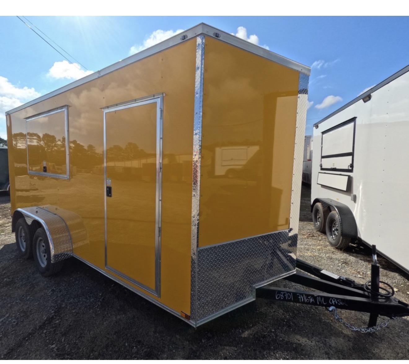 7×16 Tandem Axle Concession Trailer