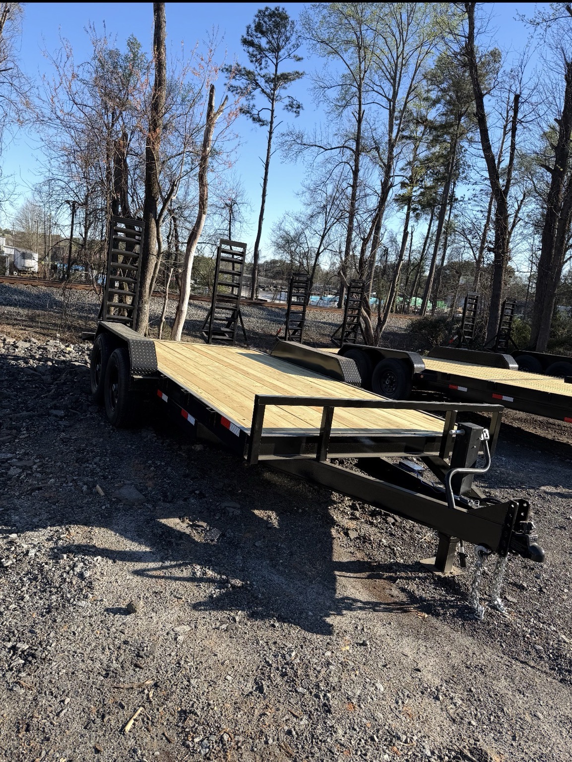 7×16 Tandem Axle Equipment Trailer