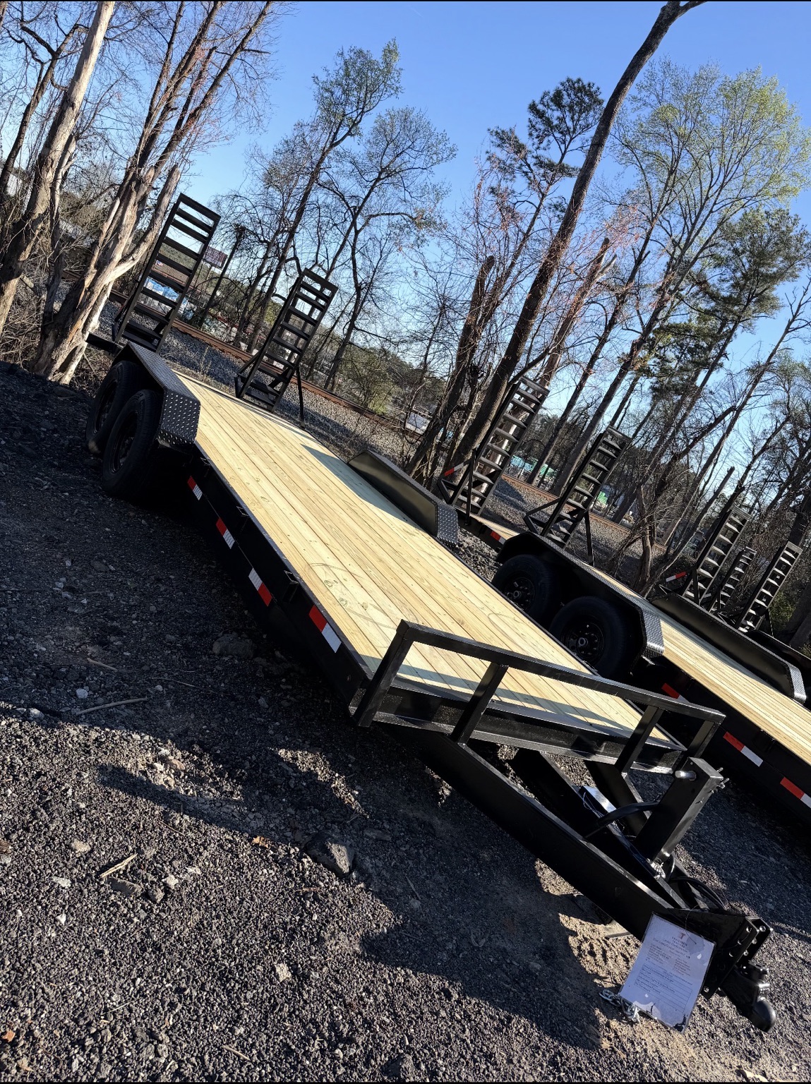 7×20 Tandem Axle Equipment Trailer