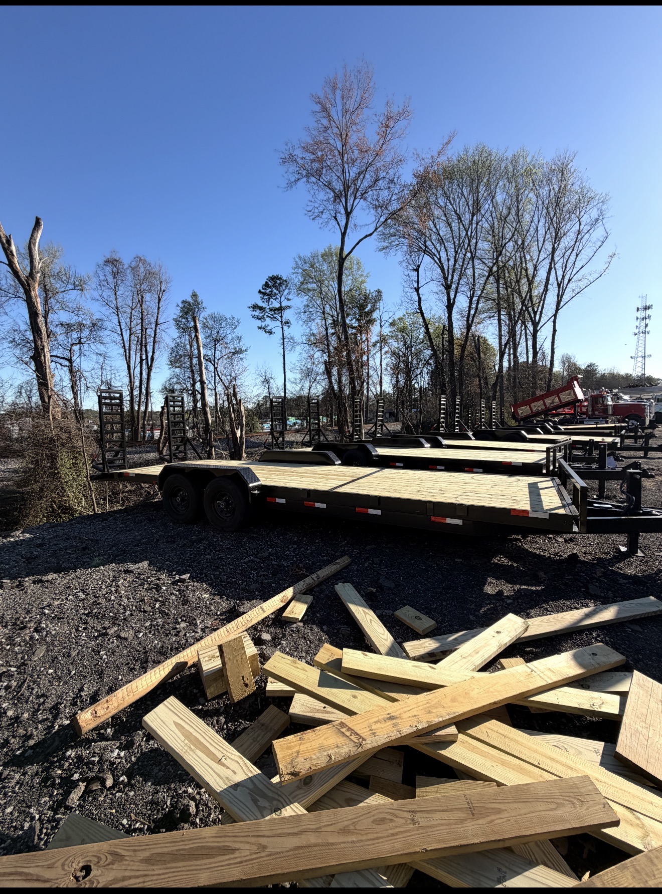 7×24 Tandem Axle Equipment Trailer