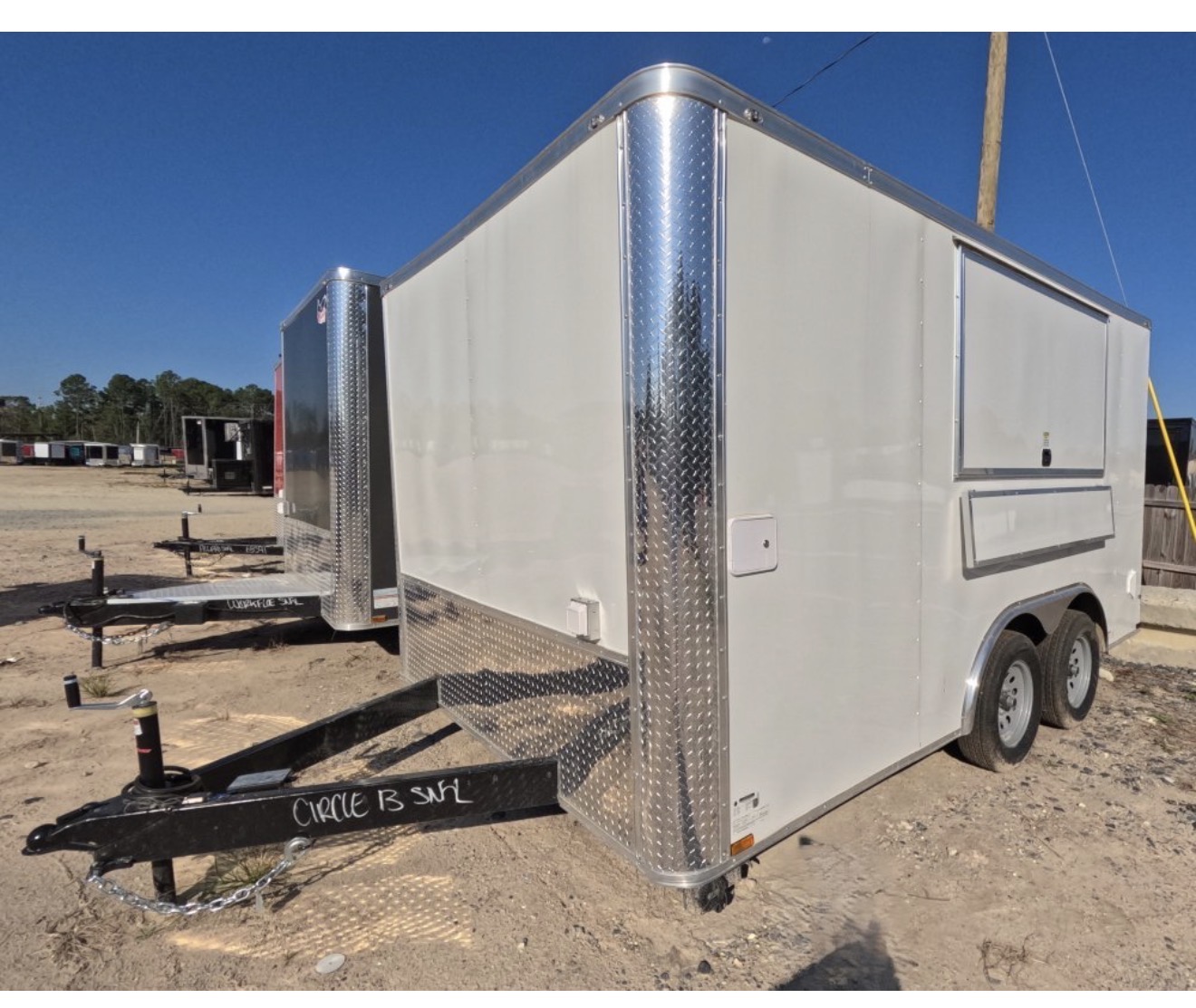 8.5×14 Tandem Axle Concession Trailer